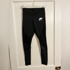 black nike air leggings size S